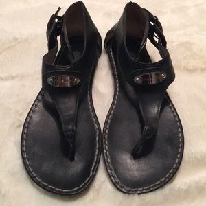 Michael Kors Black logo thong sandals 7